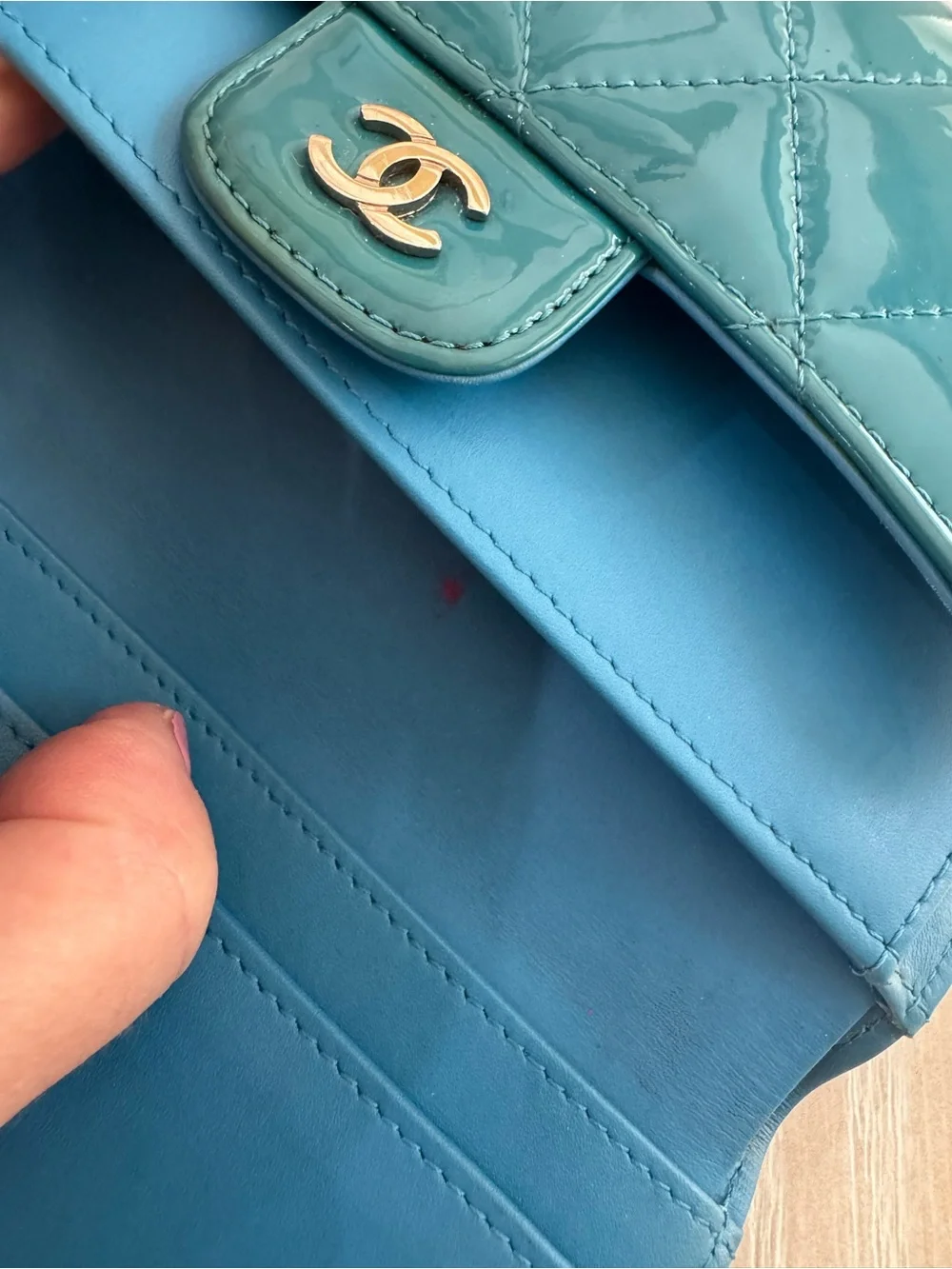 Chanel Patent Leather L Flap Wallet - Picture 9 of 12